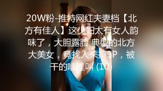 20W粉-推特网红夫妻档【北方有佳人】这少妇太有女人韵味了，大胆露脸 典型的北方大美女，竟找人来搞3P，被干的哇哇叫 (10)