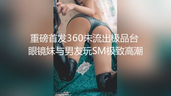 重磅首发360未流出极品台 眼镜妹与男友玩SM极致高潮