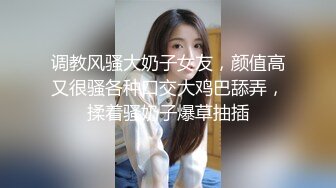 调教风骚大奶子女友，颜值高又很骚各种口交大鸡巴舔弄，揉着骚奶子爆草抽插